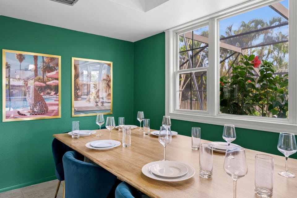 Our extended dining area adjacent to the kitchen offers plenty of room for gatherings and easy access to delicious meals.

