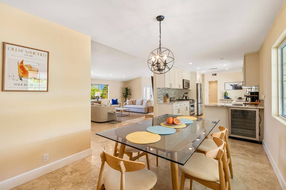 Bright And Open Living, Kitchen and Dining Area.