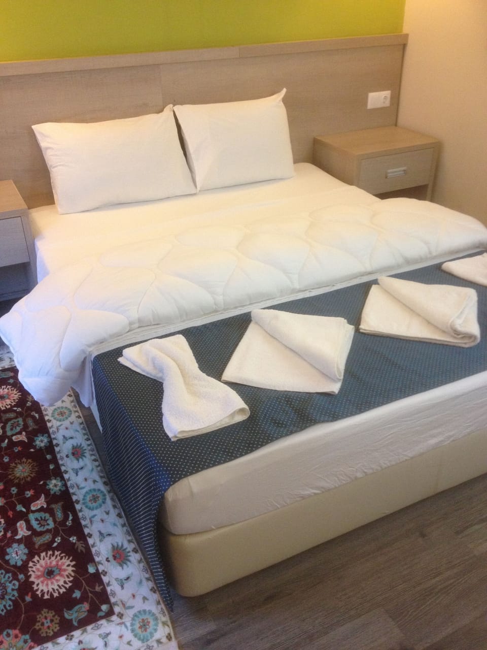 Standard Triple Room, Garden View | Blackout drapes, bed sheets
