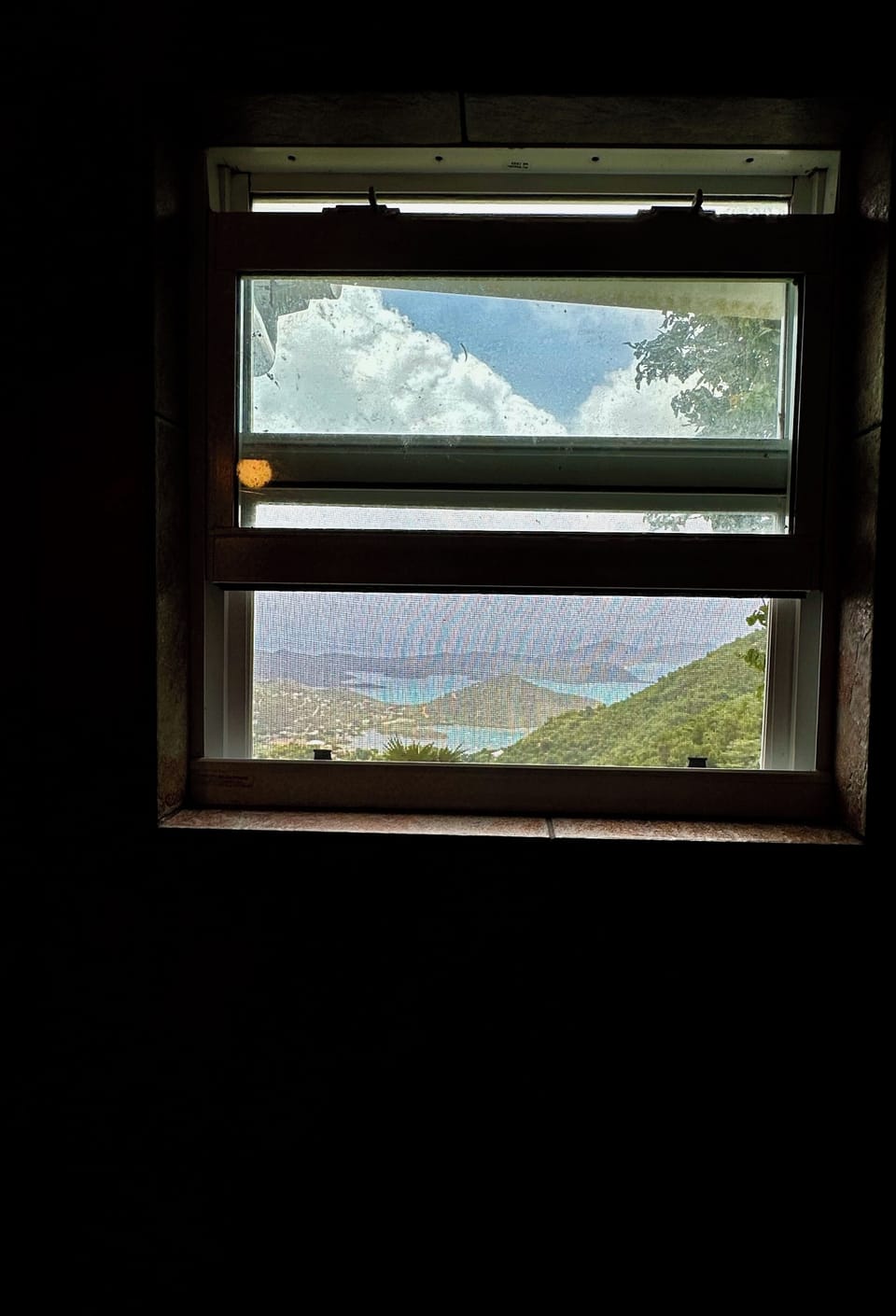 Stunning view from the shower