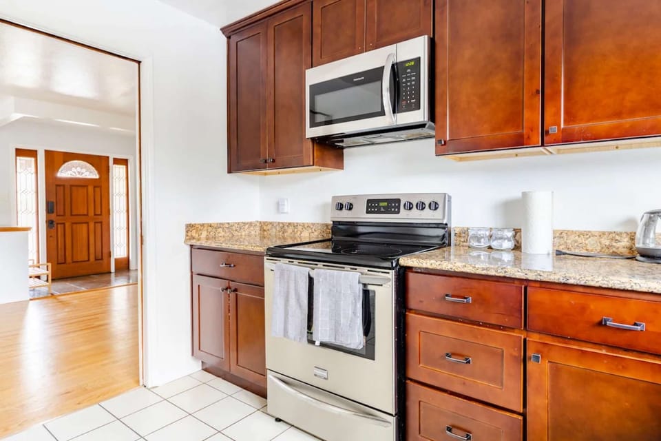 Cook like you own the place  in this fully-equipped kitchen