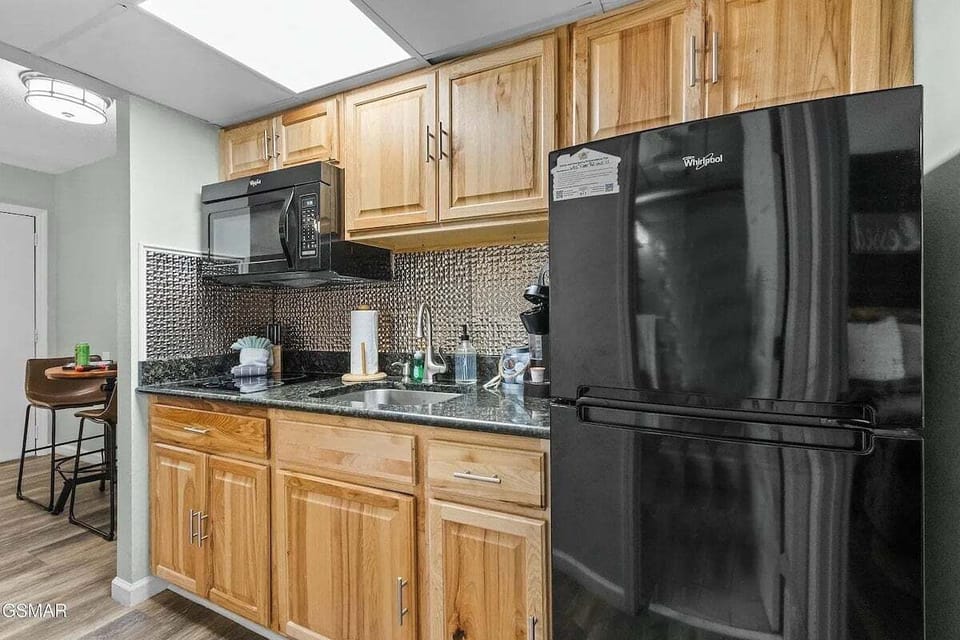 Full kitchen with all the cooking essentials