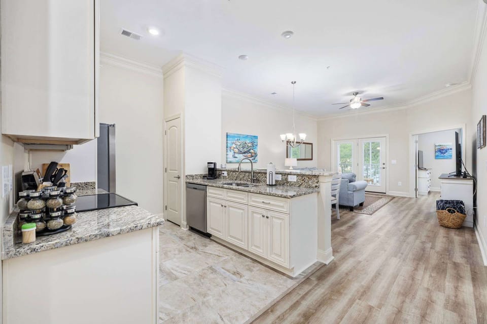 Granite Tops and Stainless Appliances