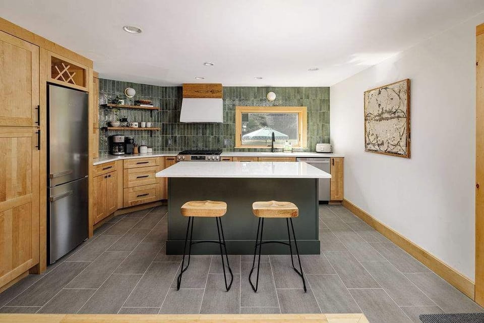 Our brand new kitchen. 