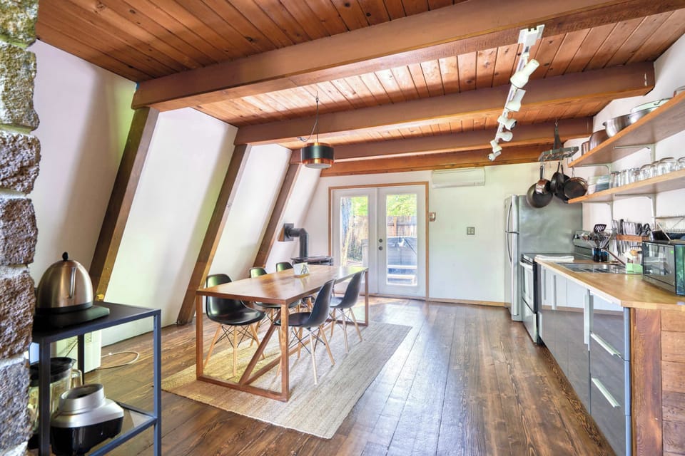 Dining room open to kitchen.