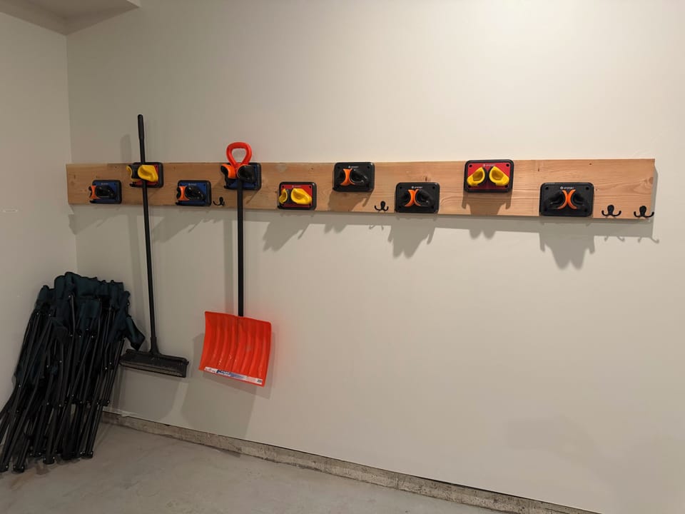 Racks for ski gear