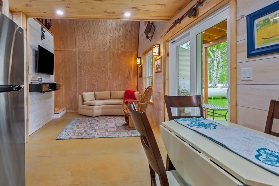 View from Kitchen of Living Room