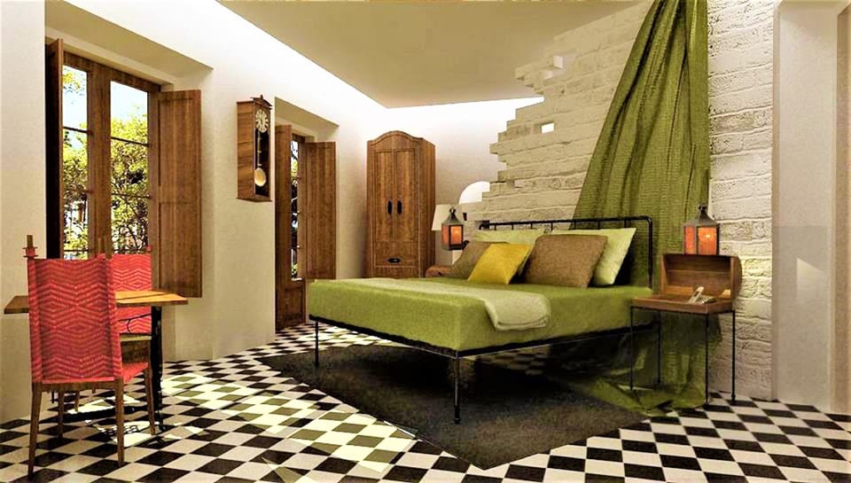 Design Double Room, 1 King Bed, Park View | Bathroom | Shower, free toiletries, hair dryer, towels