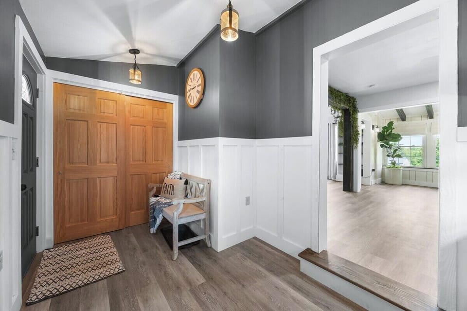 Entry to the home with the Kitchen to the right