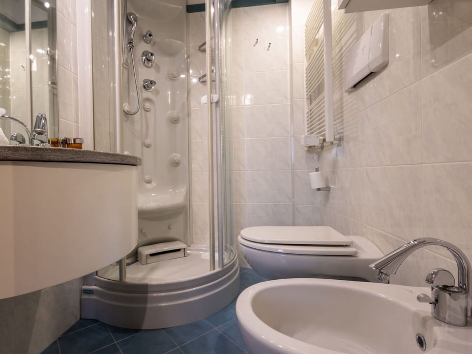 Interior Design, Flooring, Floor, Plumbing Fixture, Room, Bathroom, Plumbing, Sink, Toilet, Ceiling