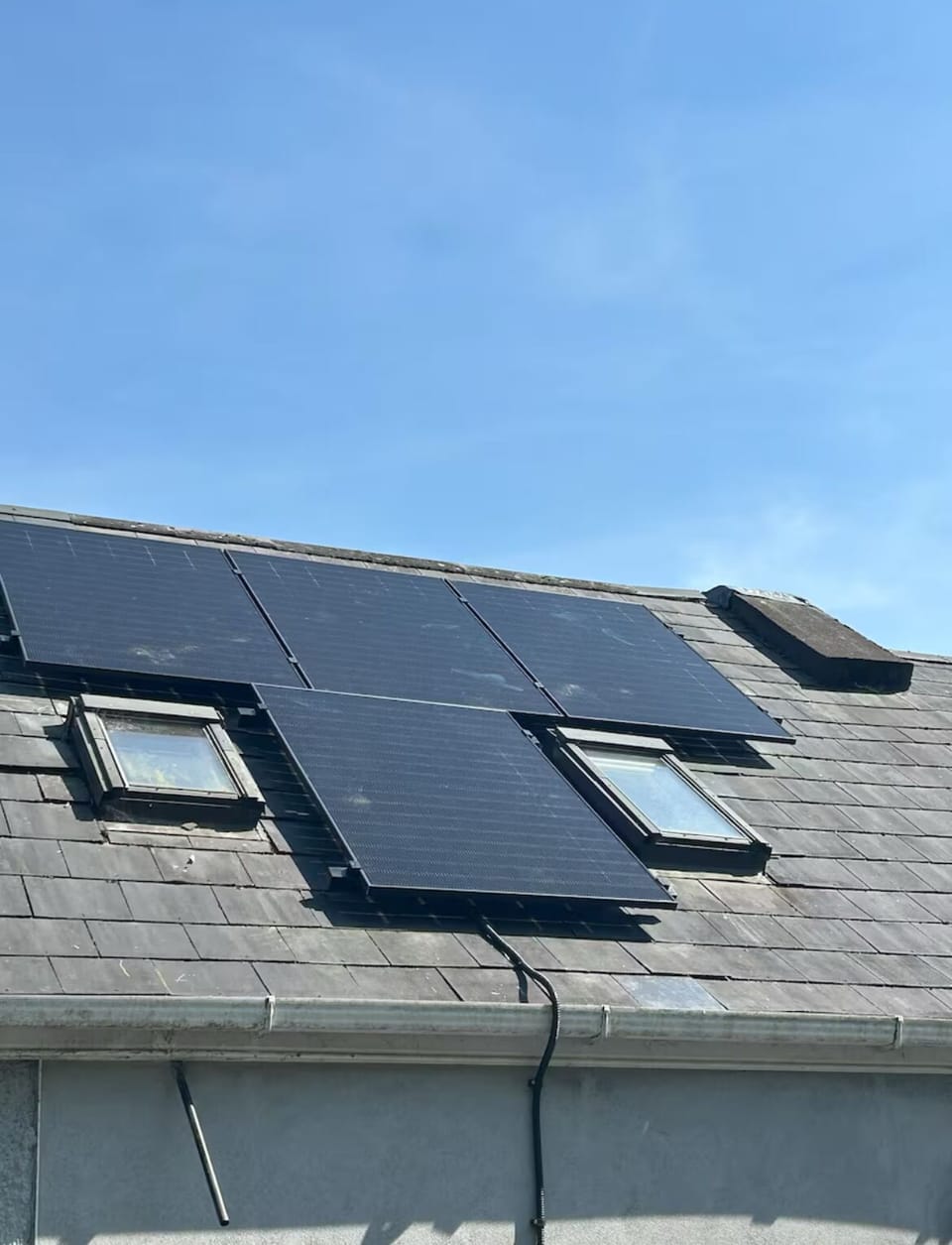 The house is solar powered.