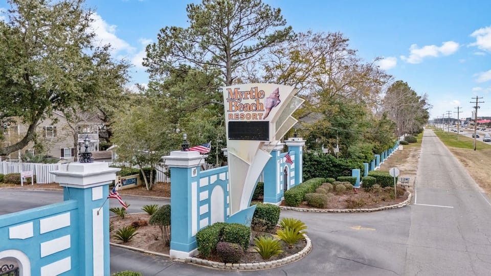 Gated Entrance to Myrtle Beach Resort
