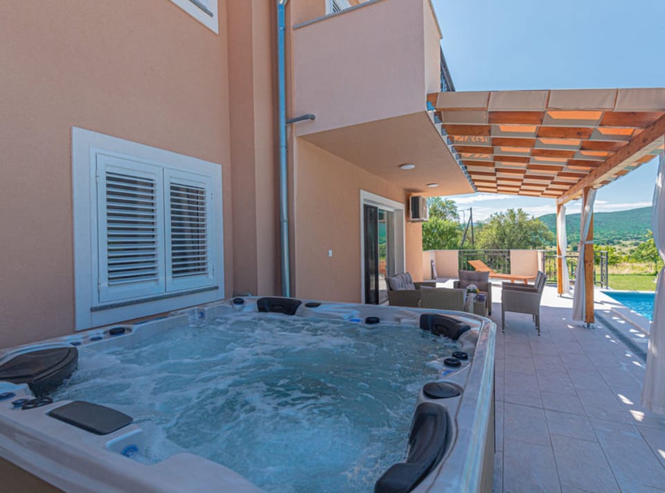 Villa (Five Bedroom Villa with Outdoor Pool) | Pool | Outdoor pool, sun loungers