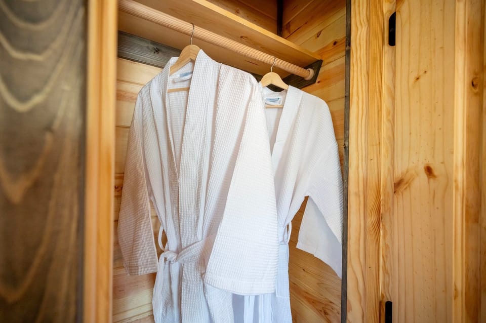 bathrobes in each room