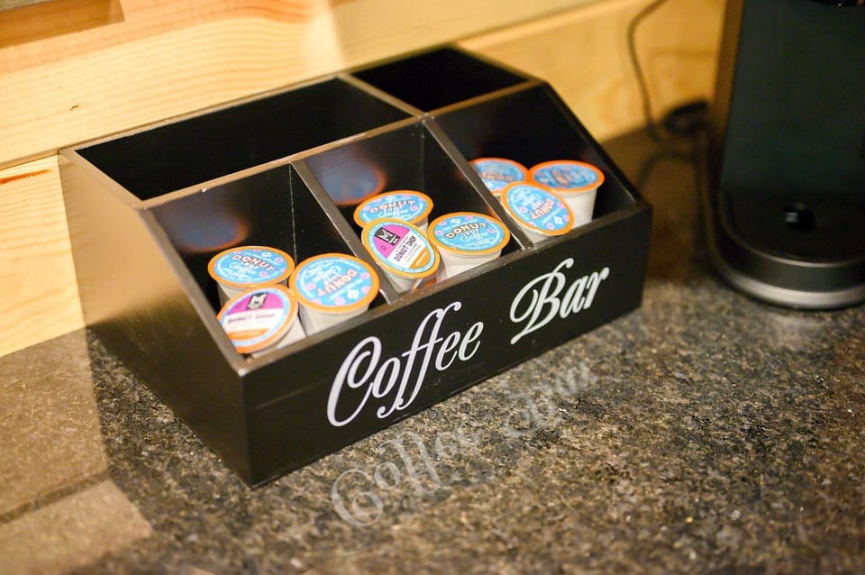 Starter pack of coffee supplies provided