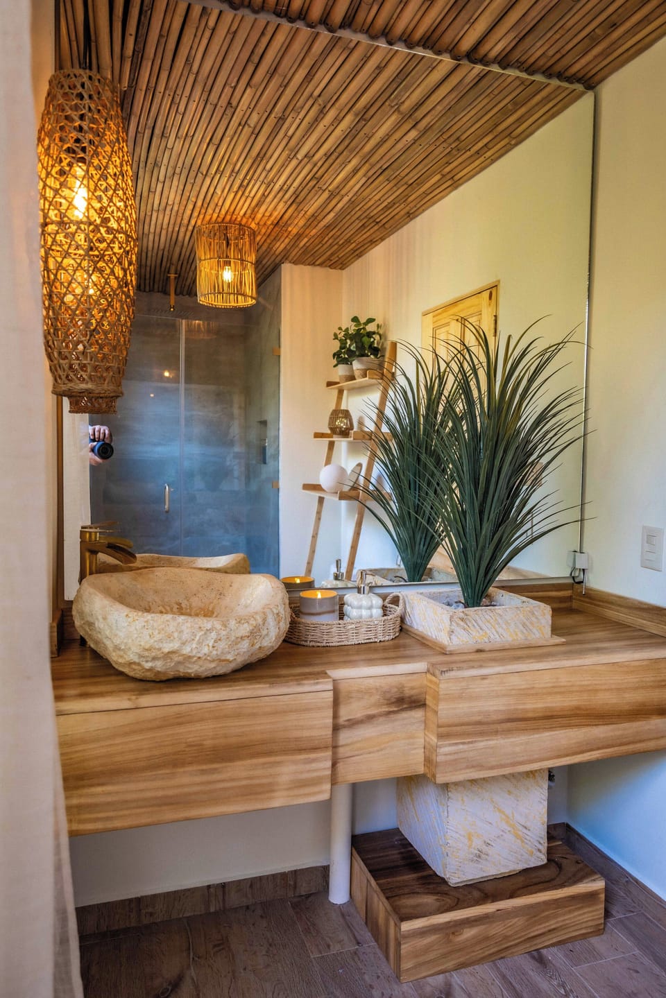 Superior Suite, Private Pool, Beach View | Bathroom | Shower, towels, soap, shampoo