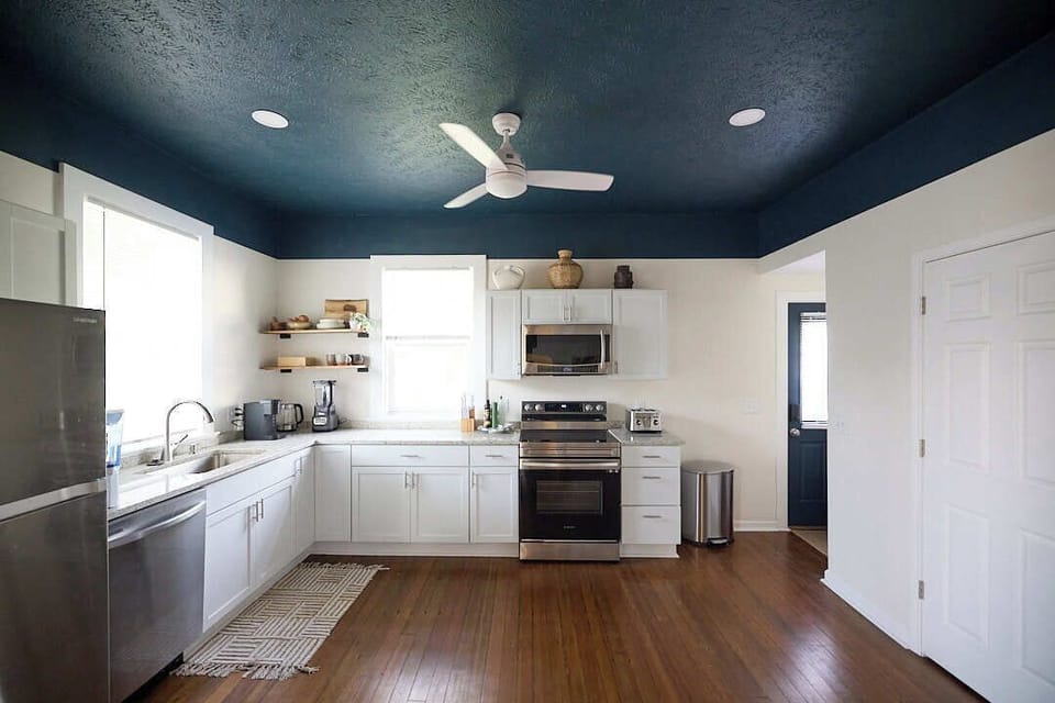 Large, open kitchen
