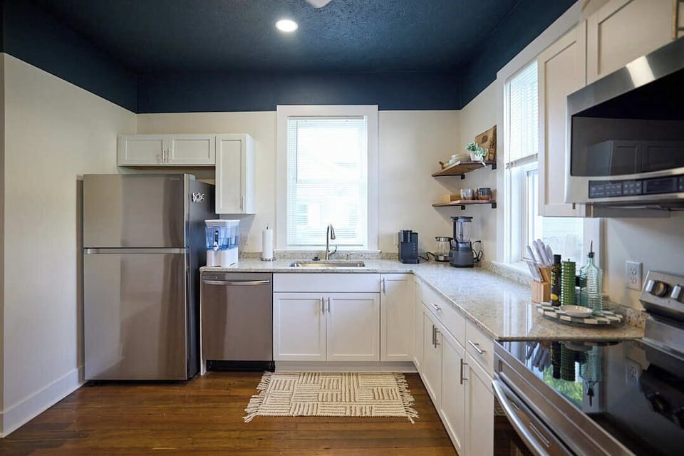 Large, open kitchen