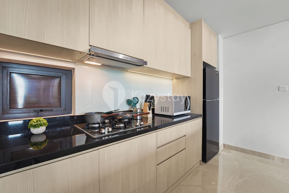 Apartment, 3 Bedrooms, City View | Private kitchen