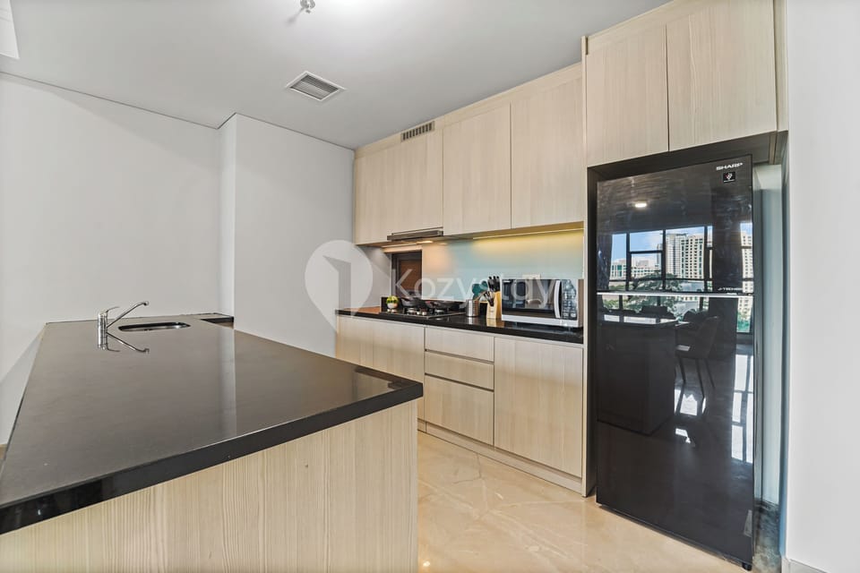 Apartment, 3 Bedrooms, City View | Private kitchen