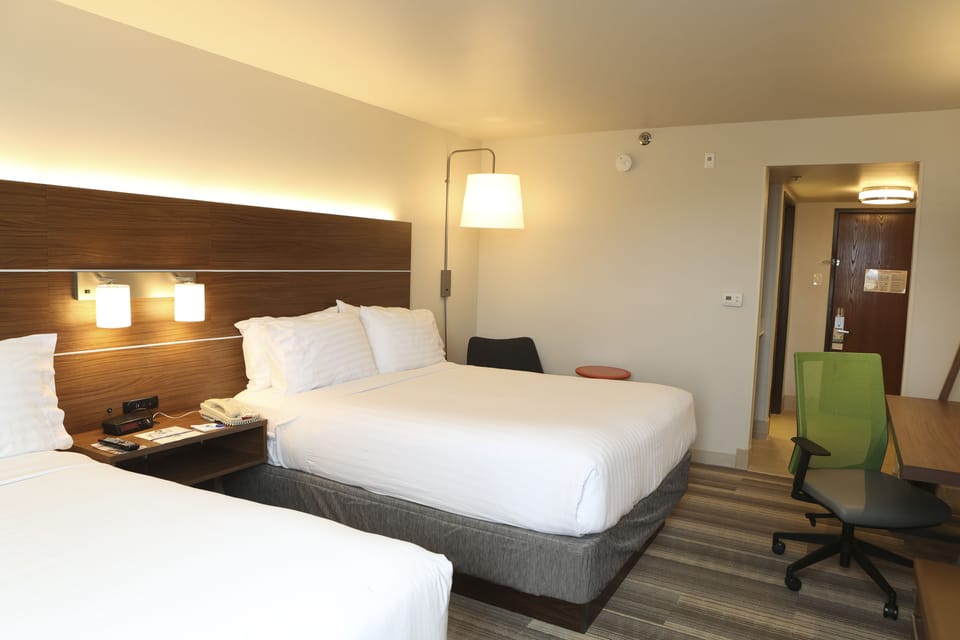 Standard Room, 2 Queen Beds | In-room safe, desk, iron/ironing board, cribs (free)