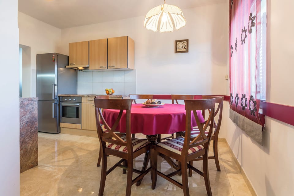 Dining area with kitchen