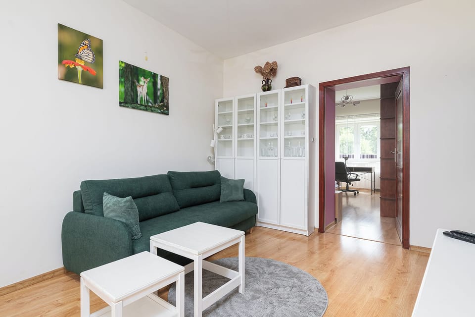 Apartment | Living room | 37-inch flat-screen TV with digital channels