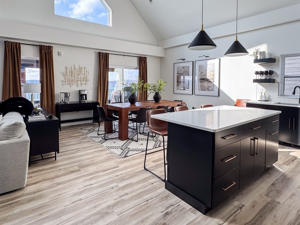 Open floor concept for main level