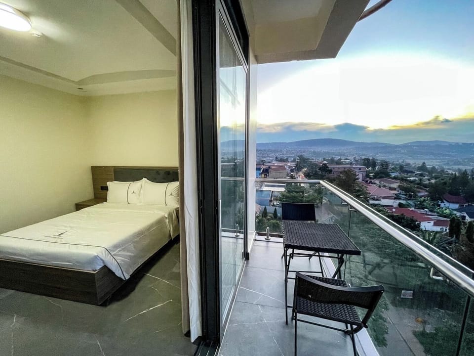 Classic Apartment, 2 Bedrooms, Balcony, Hill View | Premium bedding, soundproofing, iron/ironing board, WiFi (free)