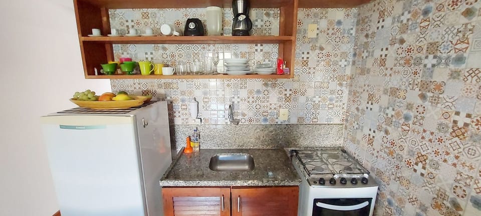 Basic Apartment | Private kitchen | Coffee/tea maker, fridge, microwave, oven