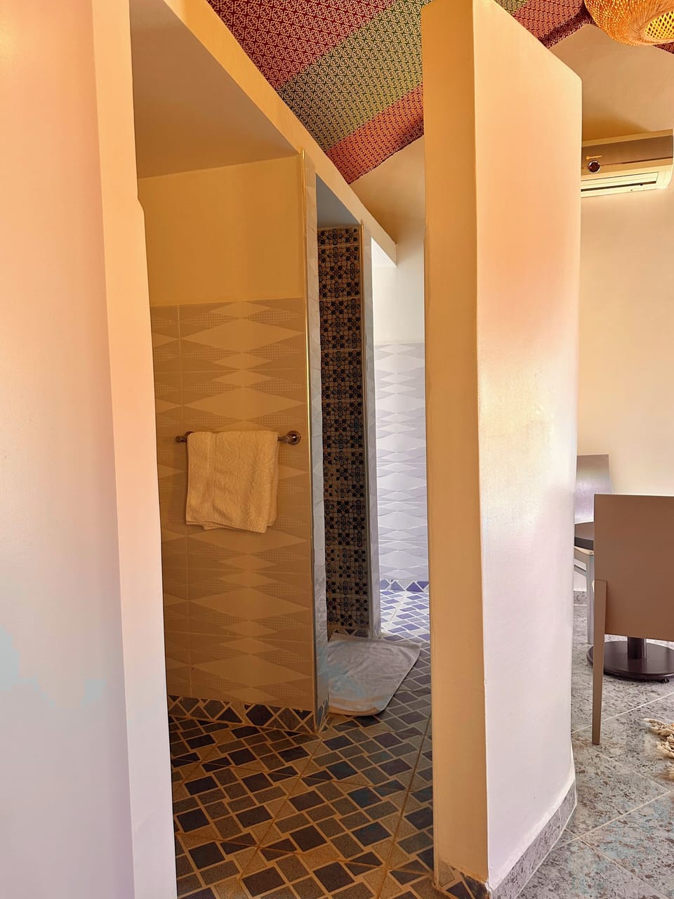 Tent, 2 Bedrooms, Garden View | Bathroom | Shower, free toiletries, hair dryer, towels