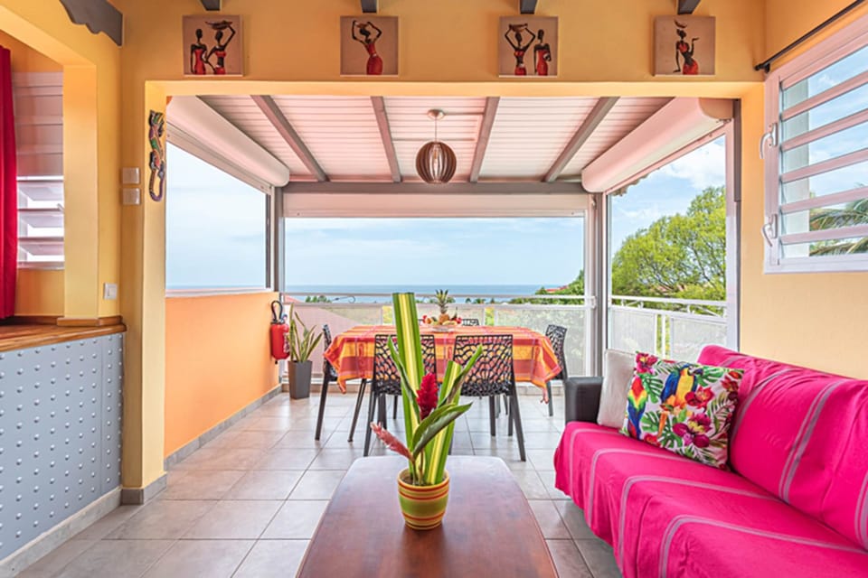 Alpinia, votre logement avec vue sur mer à Deshaies GUADELOUPE