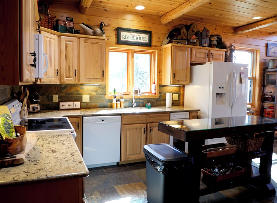 Kitchen and 6-1-26 New stainless steel appliances will be installed.
