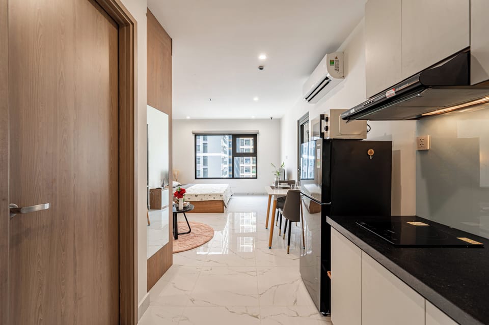 Apartment, 1 Bedroom, Air conditioning, City View | Pillowtop beds, minibar, individually furnished, blackout drapes