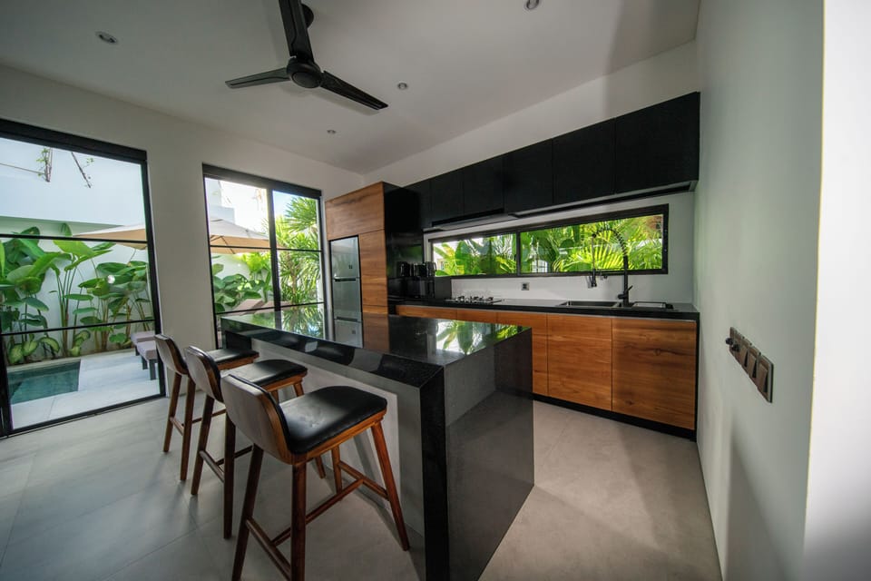 Luxury Villa, 3 Bedrooms, Private Pool | Private kitchen | Highchair