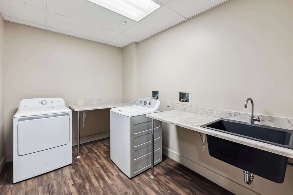 In-unit washer and dryer
