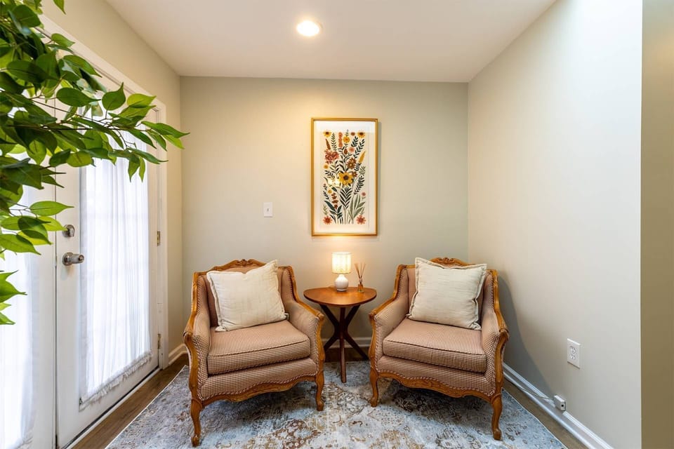 The King Suite's sitting room is the ideal place to find a private moment of peace.