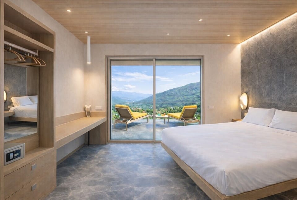 Standard Double or Twin Room, Terrace, Valley View | In-room safe, individually furnished, desk, laptop workspace