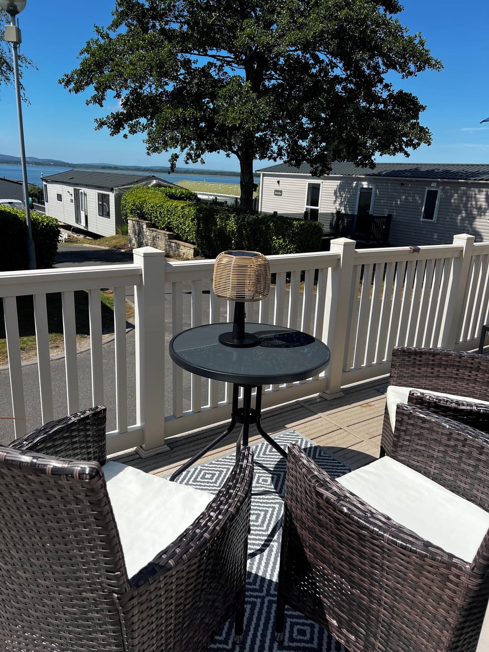 Comfortable sitting area with a beautiful view 