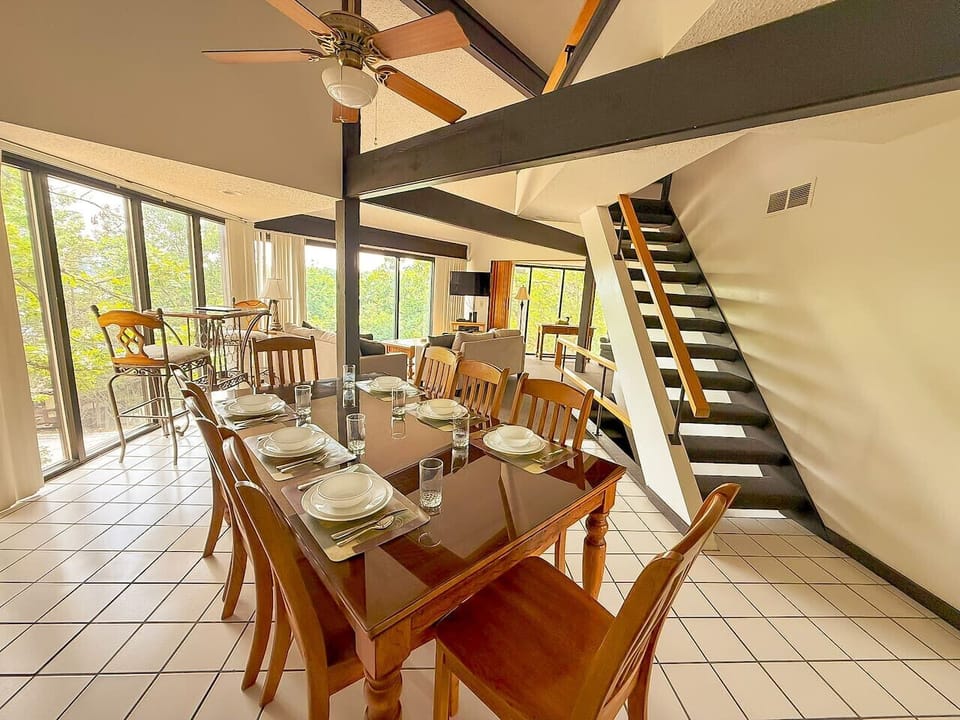 Gather around for memorable meals and laughter in your dedicated dining area at  The Tree Top Nest.