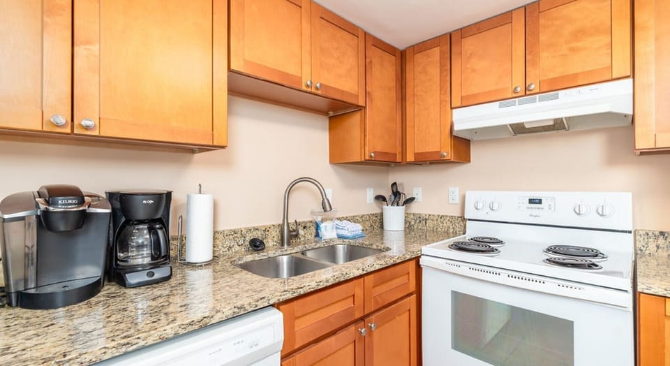 Kitchen with Keurig and Drip Coffee