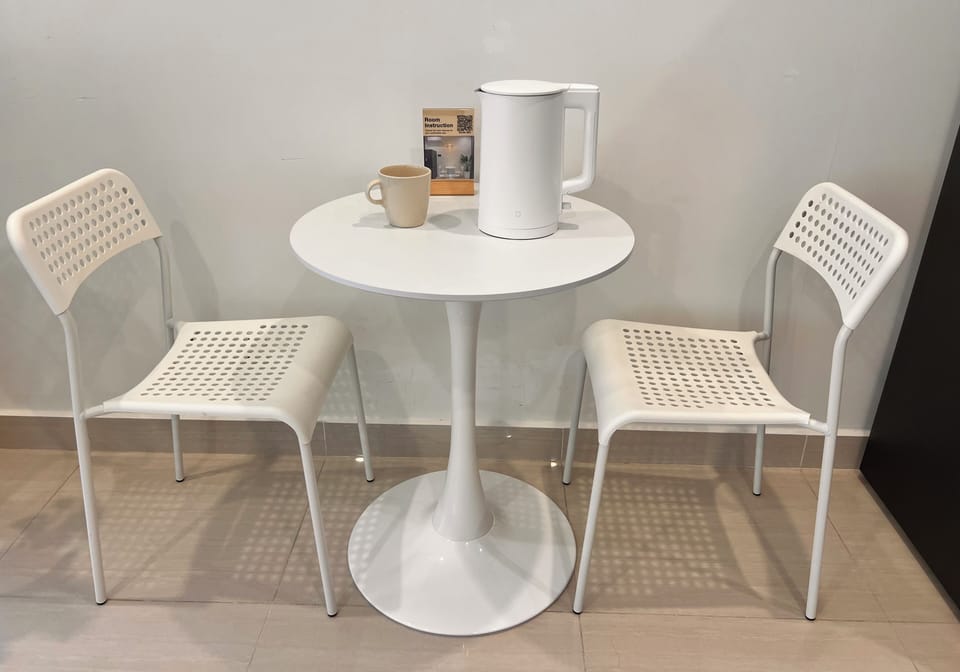 Apartment, Balcony, Pool View | Hypo-allergenic bedding, desk, soundproofing, iron/ironing board