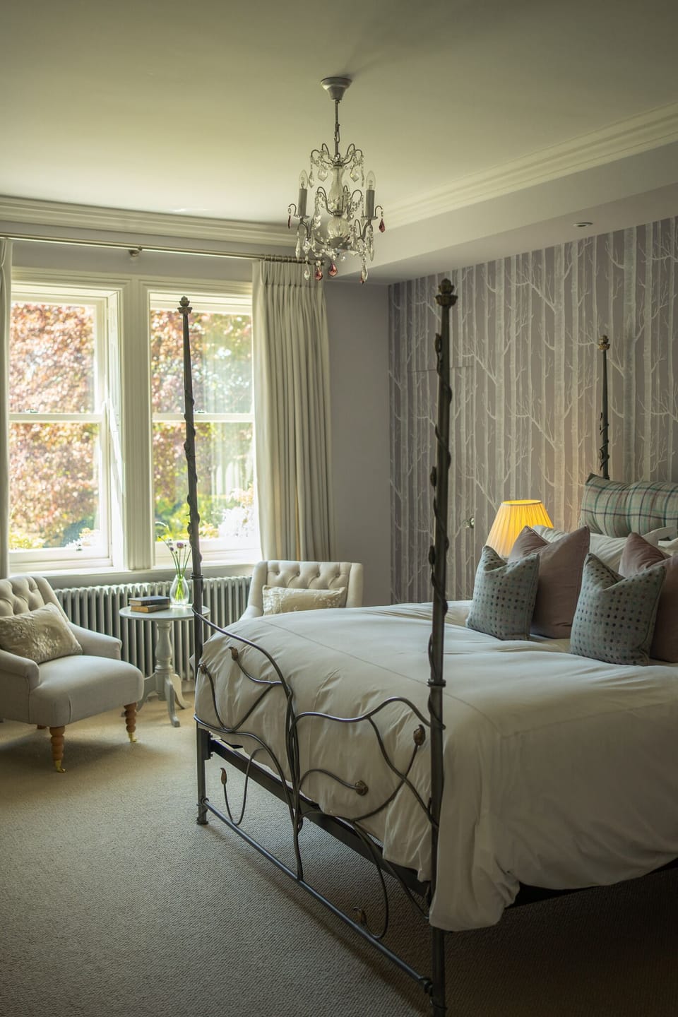 Deluxe Double Room, Garden View (Wharfedale) | Egyptian cotton sheets, premium bedding, pillowtop beds