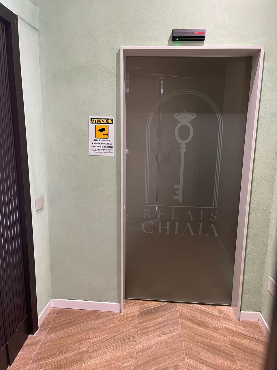 Interior entrance
