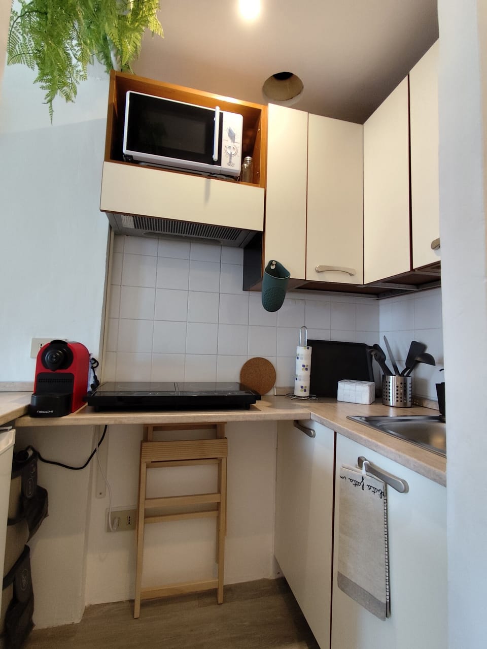 Studio, 1 Double Bed, Mountain View | Private kitchen | Espresso maker, electric kettle