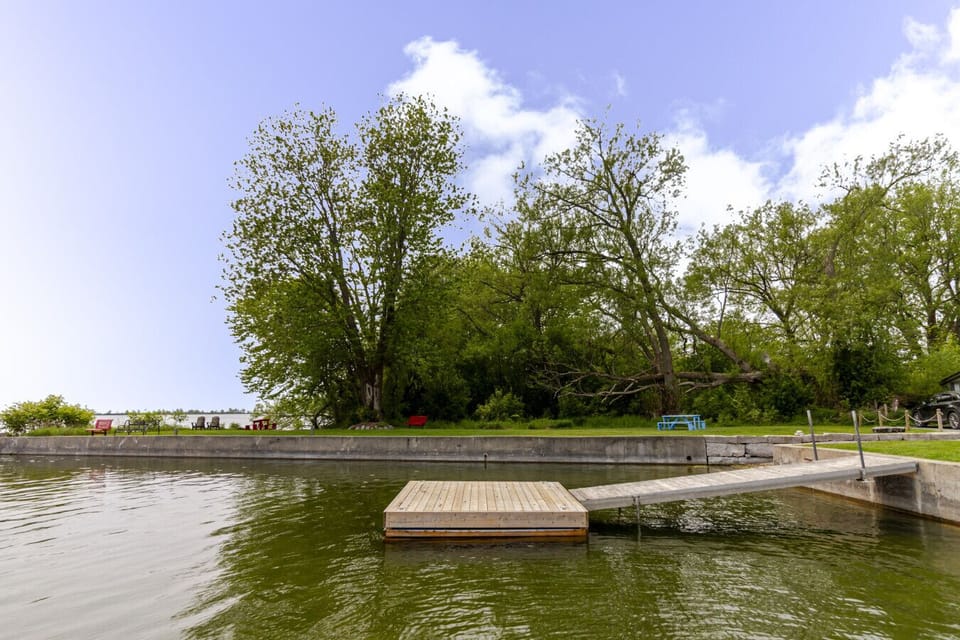 Docks and waterfront, beach area may be used by all guests of West Lake Cottages