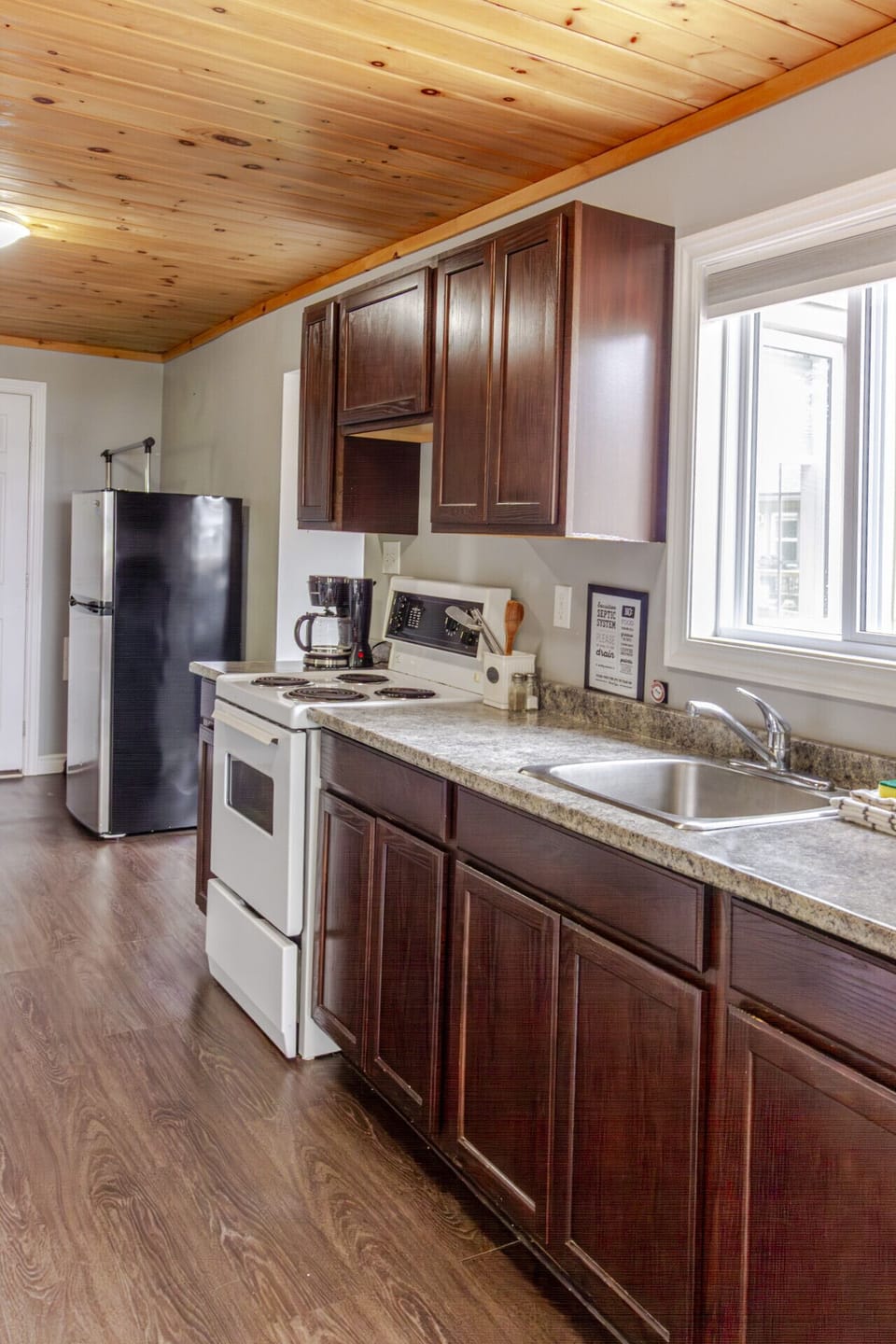 Galley style kitchen