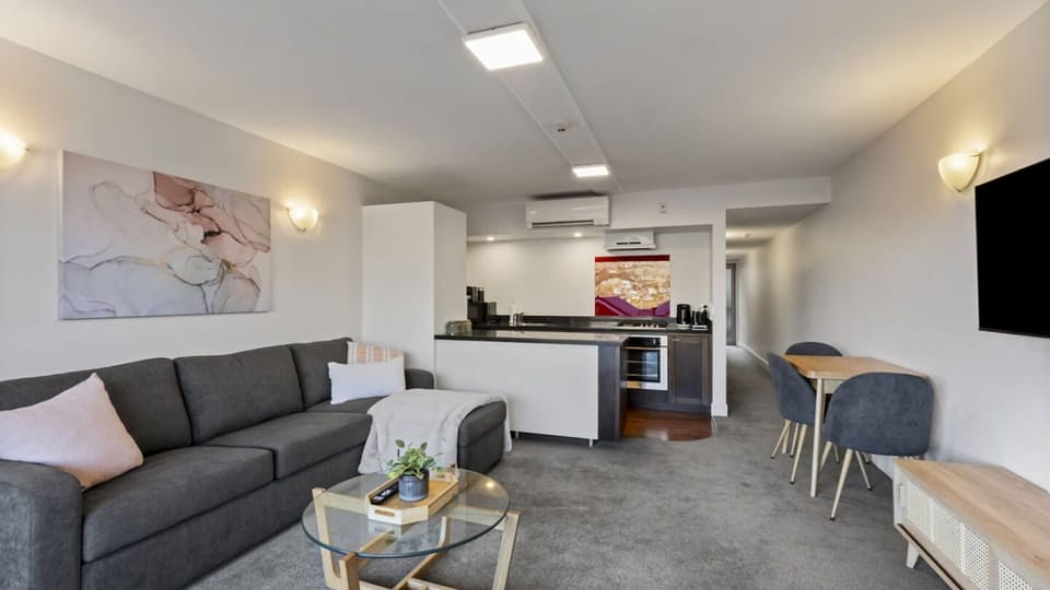 Open plan living area