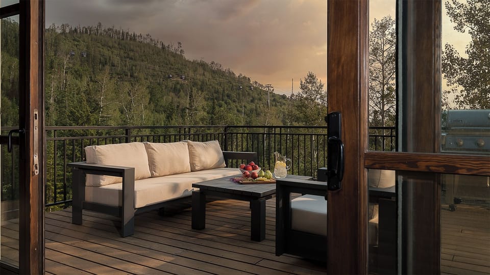 Patio Summer Views and Grill
