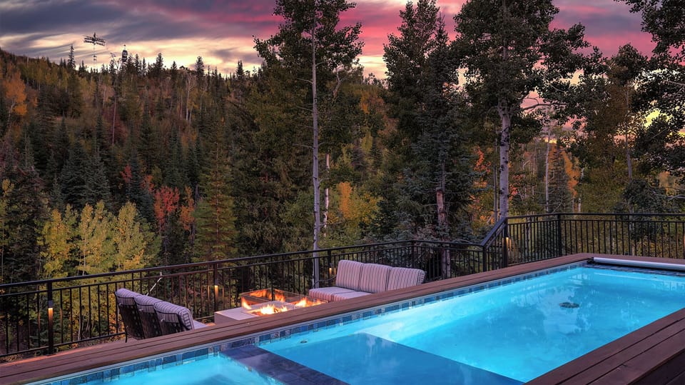 Hot Tub, Lower Level - With fire pit